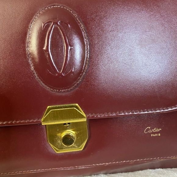 Vintage Cartier authentic purse with strap Bag Very good pre-owned condition! - Picture 2 of 16